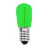 B19 LED Lamp Clear Glass Green in AC 14V E14