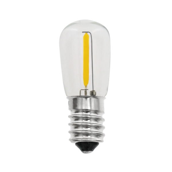 B19 Bulb Clear Glass Yellow in AC 14V E14 Base