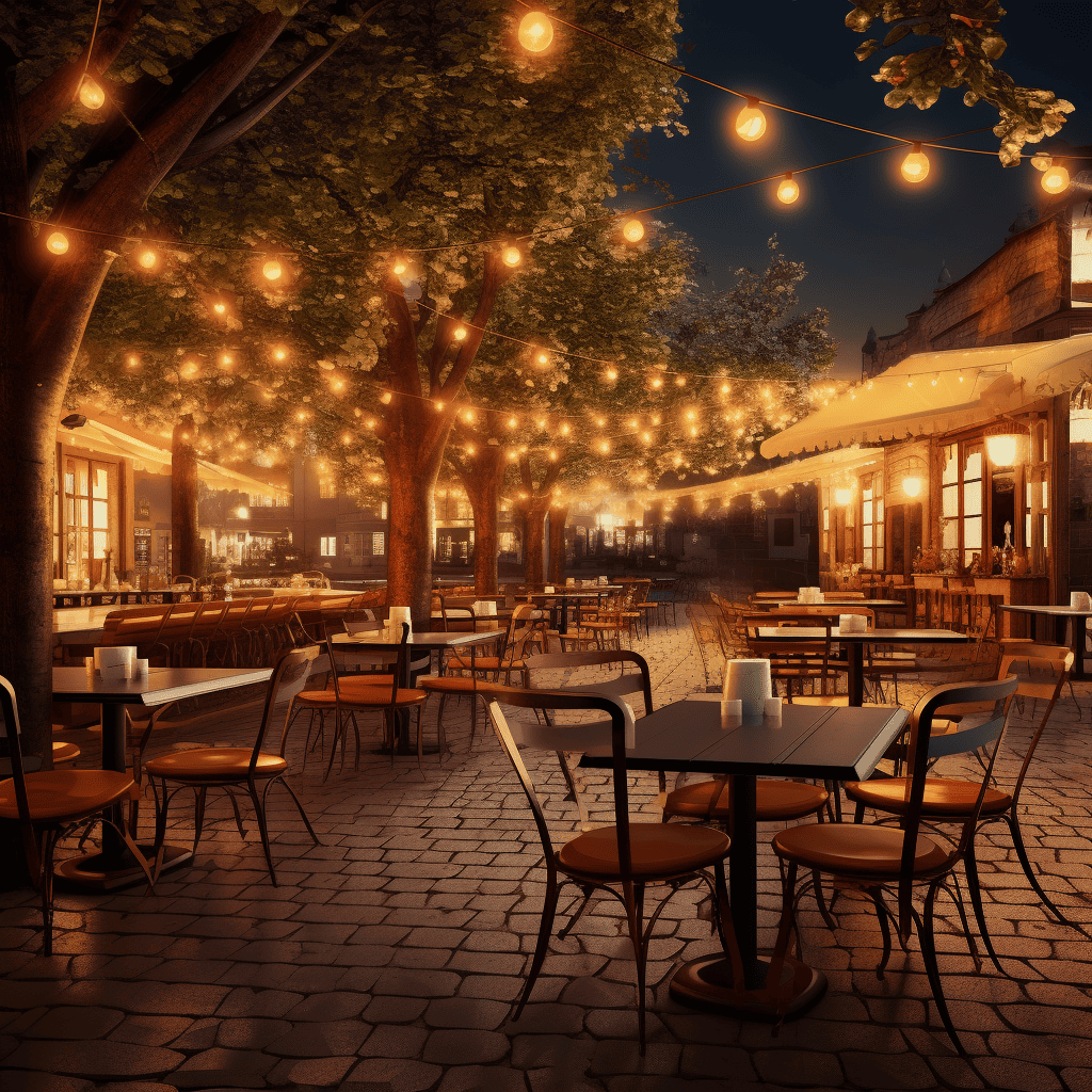 Outdoor String Lights Commercial Spaces
