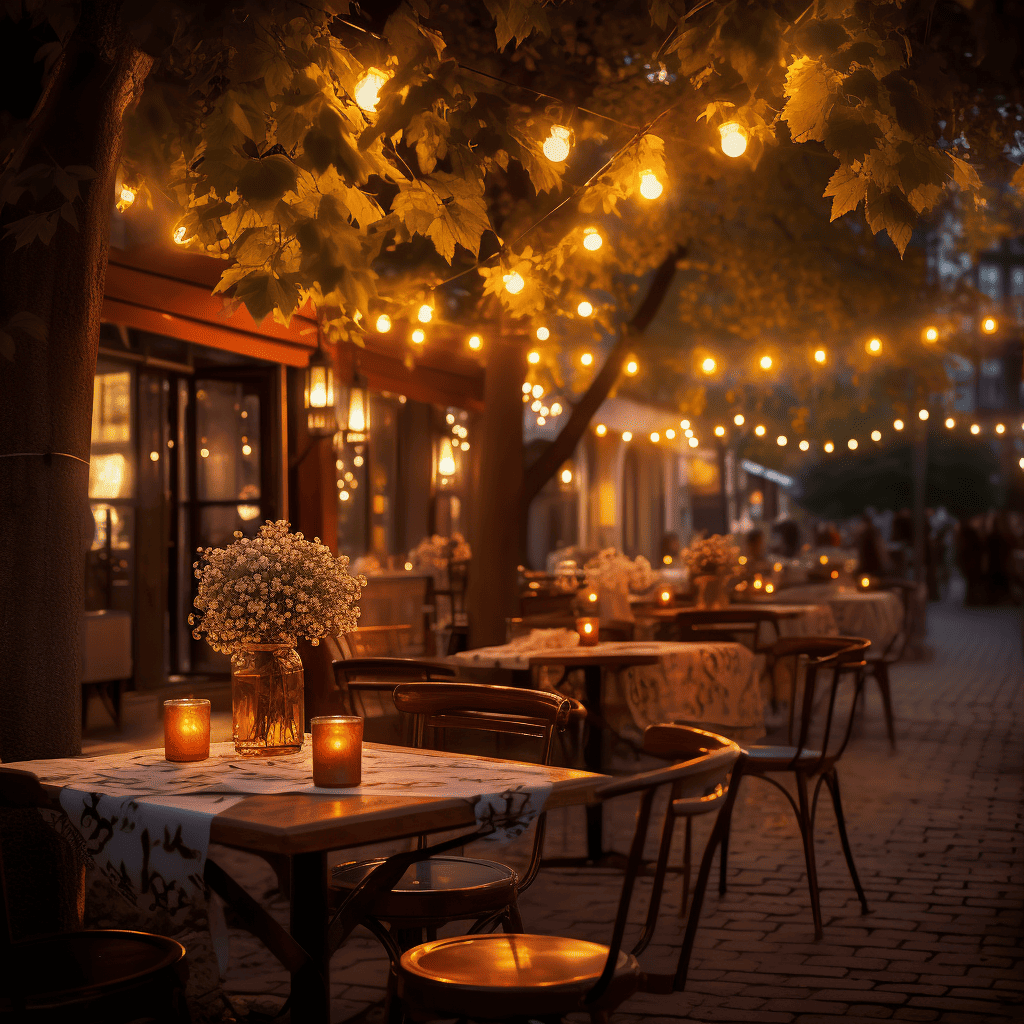 Outdoor String Lights Commercial Spaces