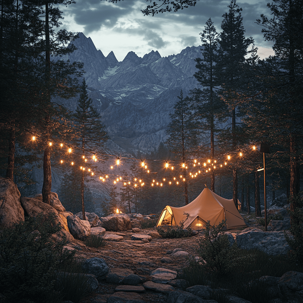 Outdoor String Lights Outdoor Camping