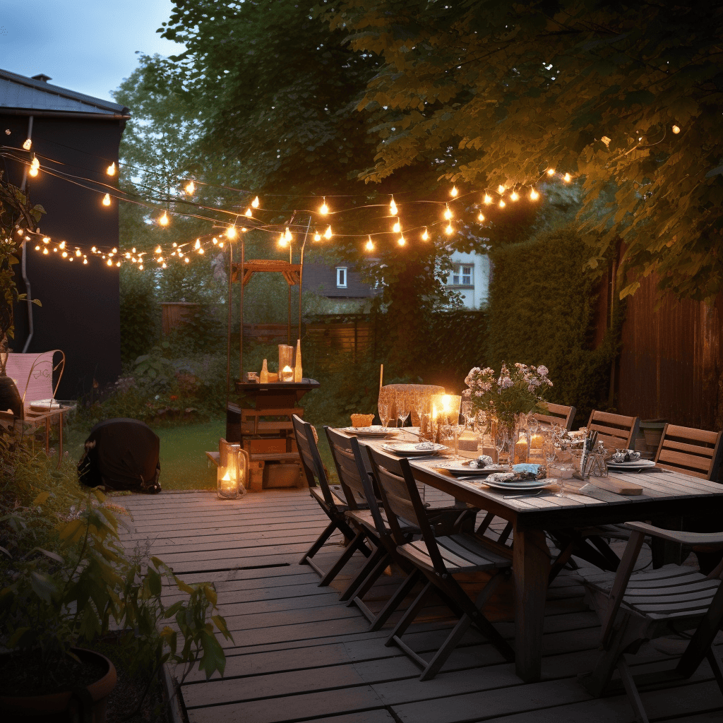 Outdoor String Lights Residential Decor